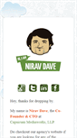 Mobile Screenshot of niravdave.com